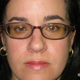 Young woman in glasses