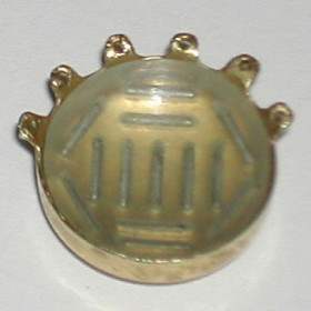 COMS gold eye plaque